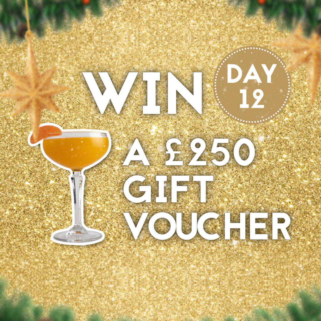 Win a £250 E-gift card to spend on cocktails.